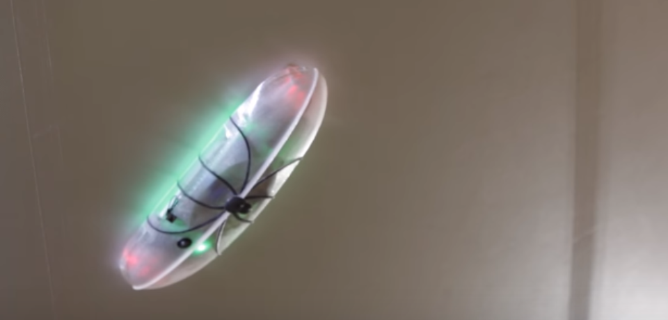 This Robotic SPIDER Repairs Pin Holes in Hybrid Airship