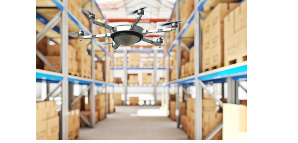 Drones Relay RFID Signals for Inventory Control