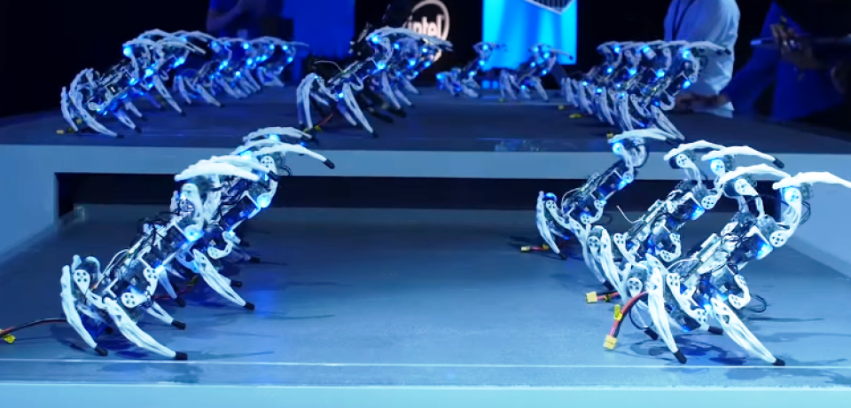 Spiderbots: Intel’s Spider Robot Army