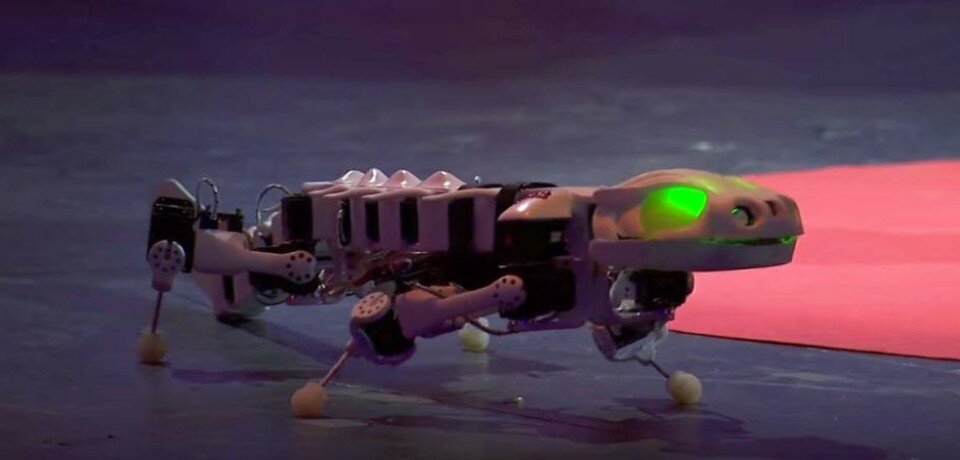 Weekly Robotics Video: Talks, Salamander Robot, Flying Machines, Bricklaying Robot, Robotic Three-Armed Drummers
